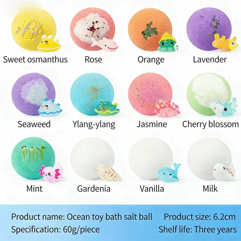 🎁🎉 Kids’ Surprise Bath Bombs – 12-Pack Gift Set with Hidden Toys! - Image 7