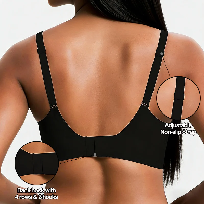 Wireless Womens Comfortable Wireless Bras Push Up Bralettes Seamless Tshirts Bras Deep V Everyday Bras - Image 13