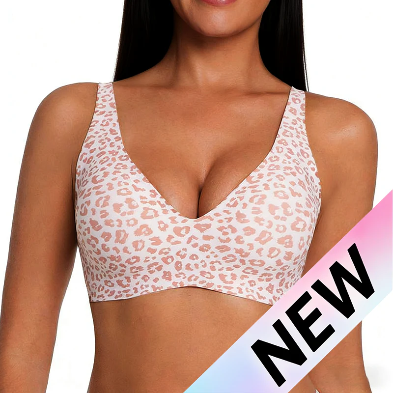 Wireless Womens Comfortable Wireless Bras Push Up Bralettes Seamless Tshirts Bras Deep V Everyday Bras - Image 3